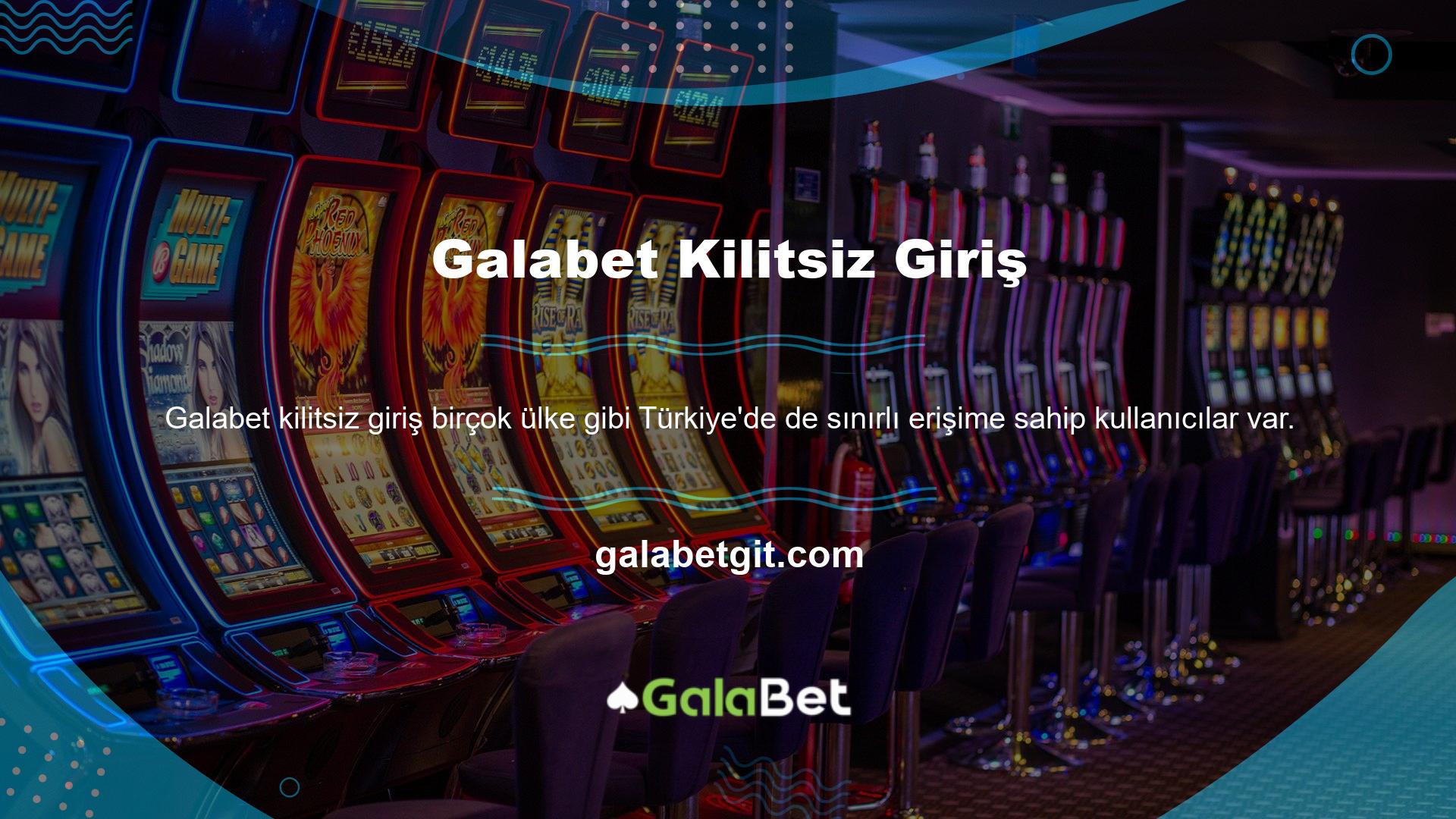 Galabet web sitesi bu sorunları ve engelleri ortadan kaldırarak kullanıcılarına bu kolaylığı sağlamaktadır