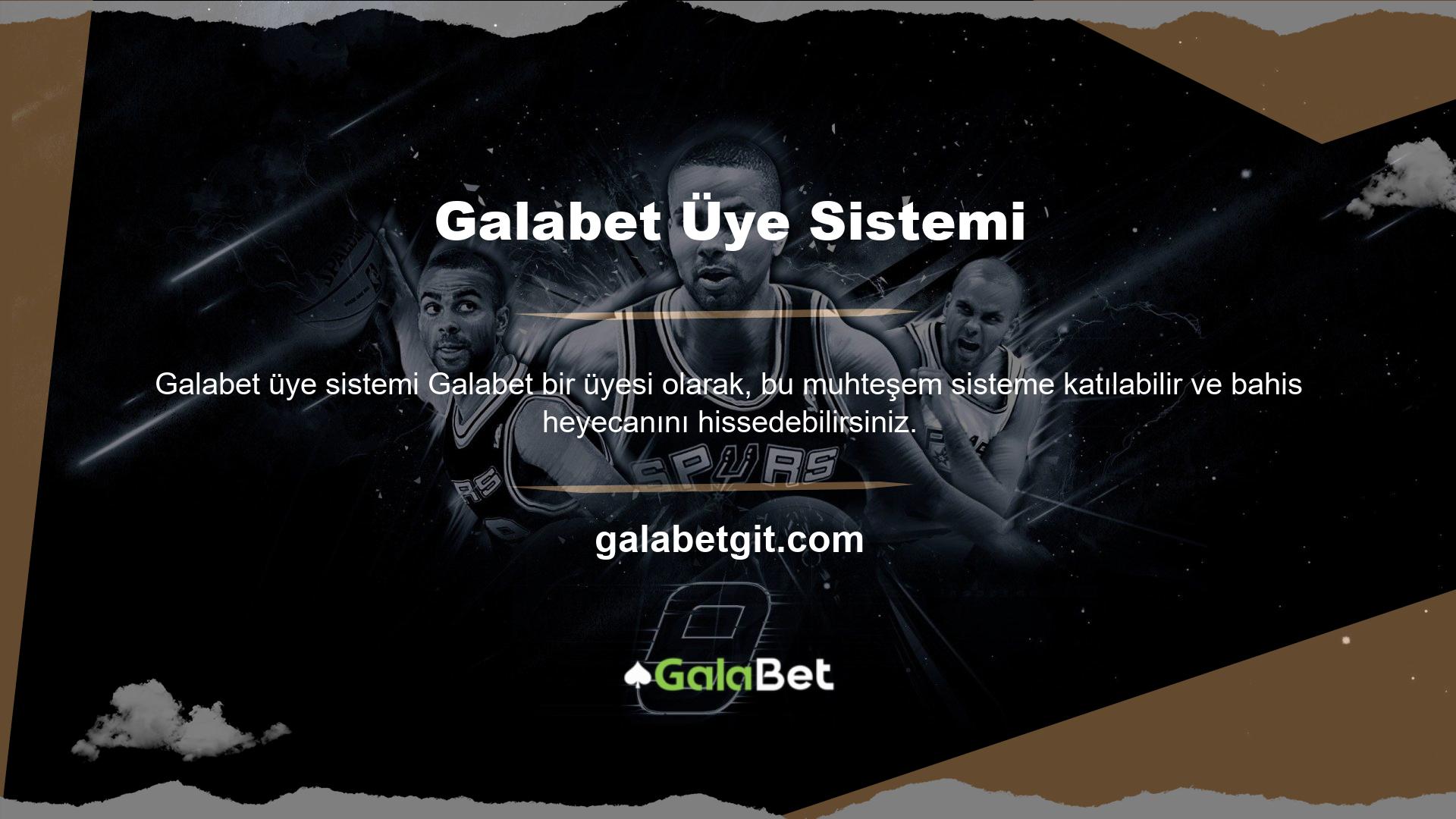 Galabet yönetimi, üyelerinin eskisi yerine kullanacakları yeni giriş adresini bildirmek için çok çalışıyor